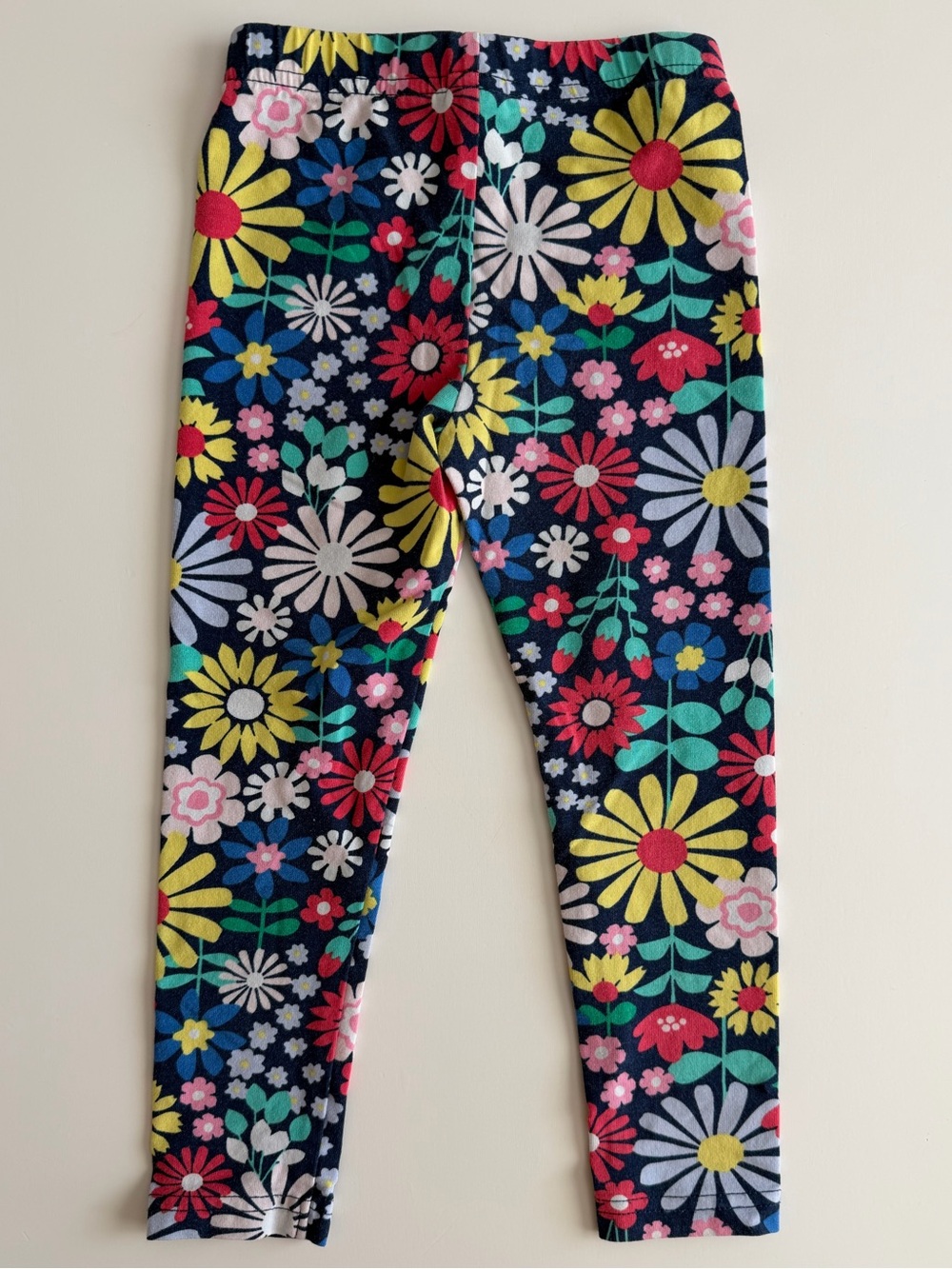 Girls 3T Gymboree & Carter's Leggings Bundle-Flowers, Polka Dots, Ladybug, Bows - Picture 3 of 9